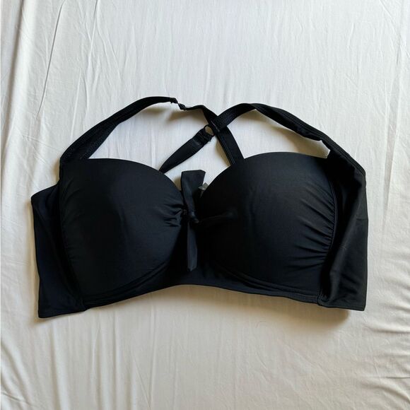 Torrid Black Swim Top - Picture 2 of 6